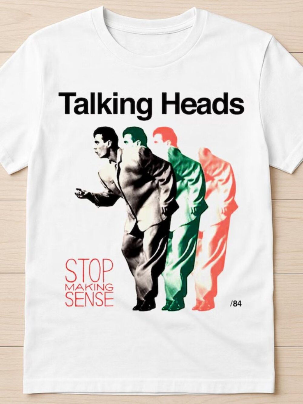 Talking Heads Stop Making Sense Vinyl Cover Music Funny Gift T Shirt 79
